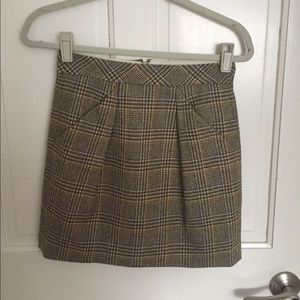J Crew plaid pencil skirt